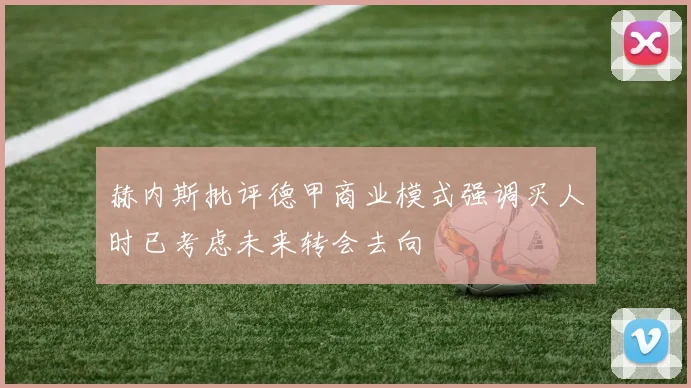 赫内斯批评德甲商业模式强调买人时已考虑未来转会去向